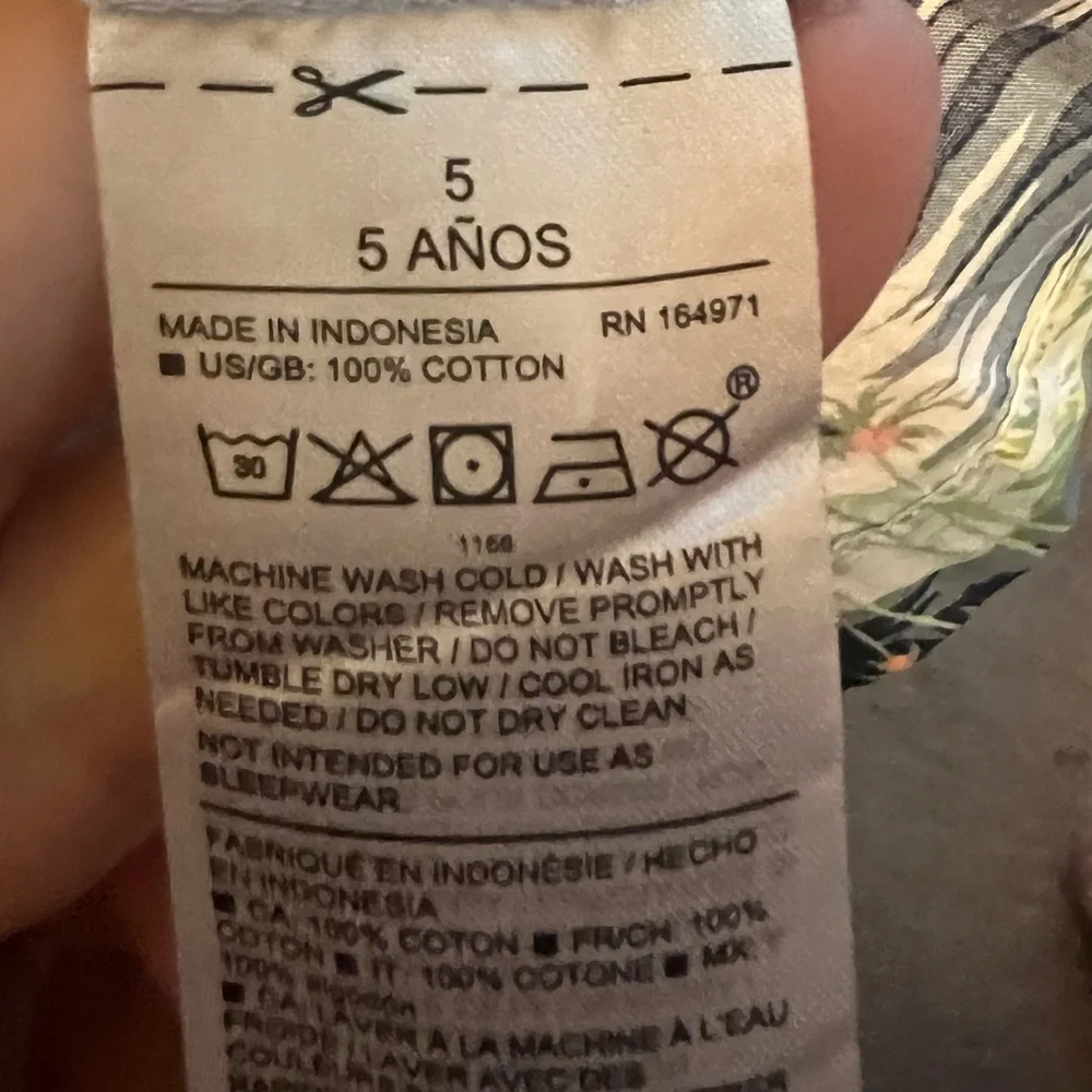 Janie & Jack Tropical Shirt - Picture 4 of 5